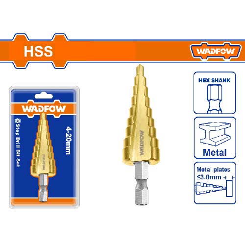 מקדח ברזל פירמידה מדורג