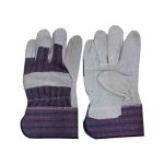 כפפה עור גינס רחבה (מגן ורידים)