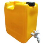 מיכל + ברז פלסטיק