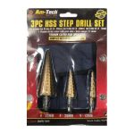 סט מקדחי ברזל פירמידה מדורג