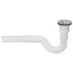 סיפון שרשורי עם ונטיל נירוסטה "1.25