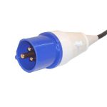 תקע נייד כחול חד פאזי