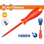 מברג מבודד - מינוס שטוח 10 ס"מ