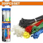 סט אזיקונים צבעוני (200 יח')