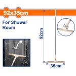 מגב גומי גלדיאטור + מקל נירוסטה