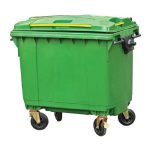 פח אשפה ירוק 1100 ליטר