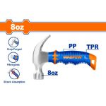 פטיש טפסן מיני ידית פיבר