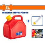 ג'ריקן פלסטיק 5 ליטר + פיה